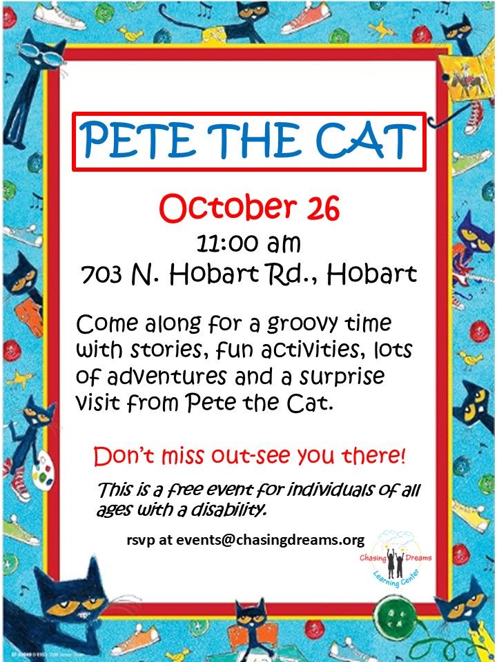 Pete The Cat (All Ages)