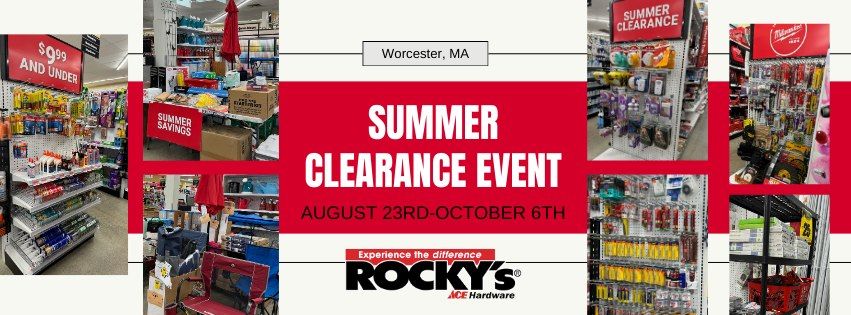 Summer Clearance Event 2024