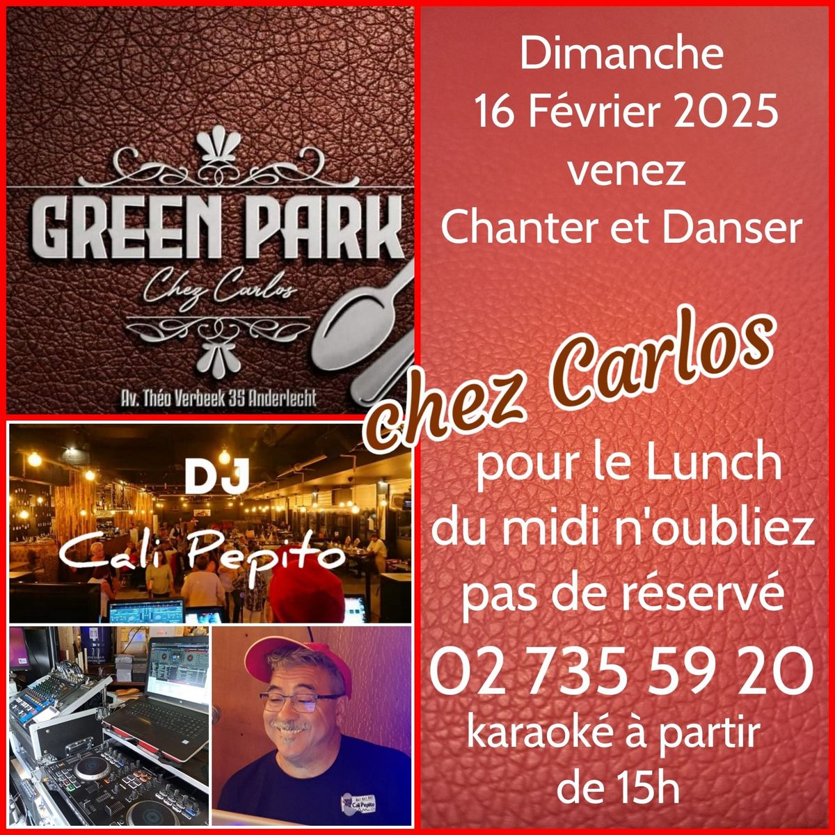 karaok\u00e9 du Dimanche chez Carlos au Green Park 