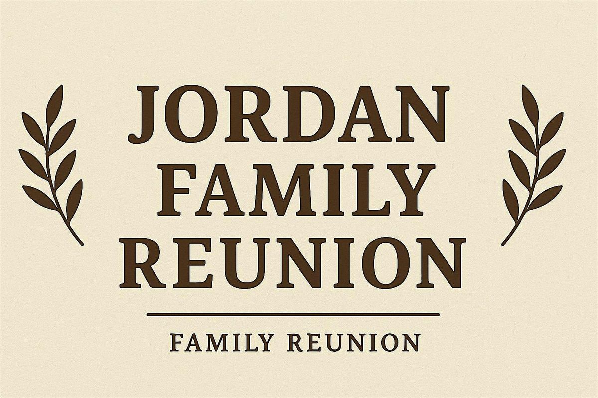 Jordan Family Reunion 2026