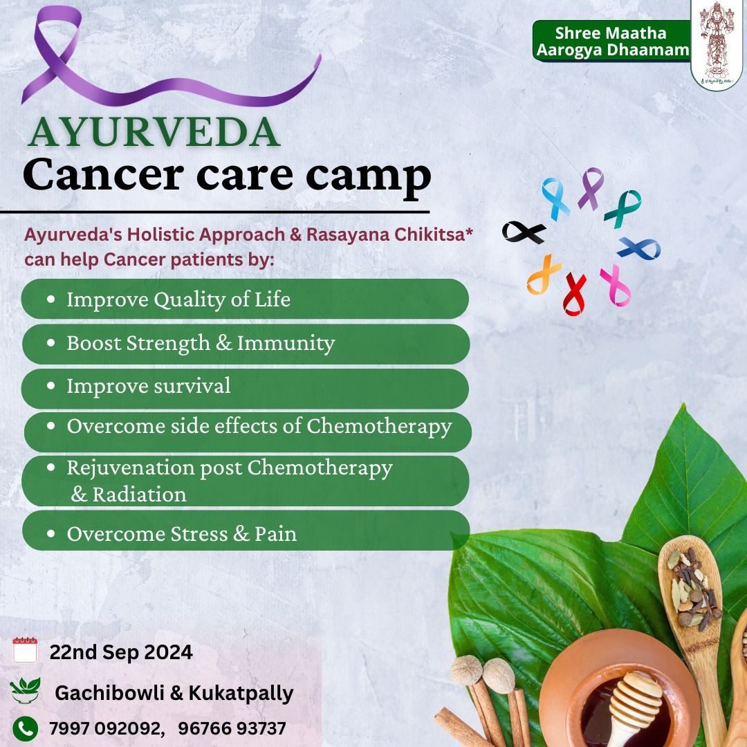 Ayurveda Cancer Care Camp