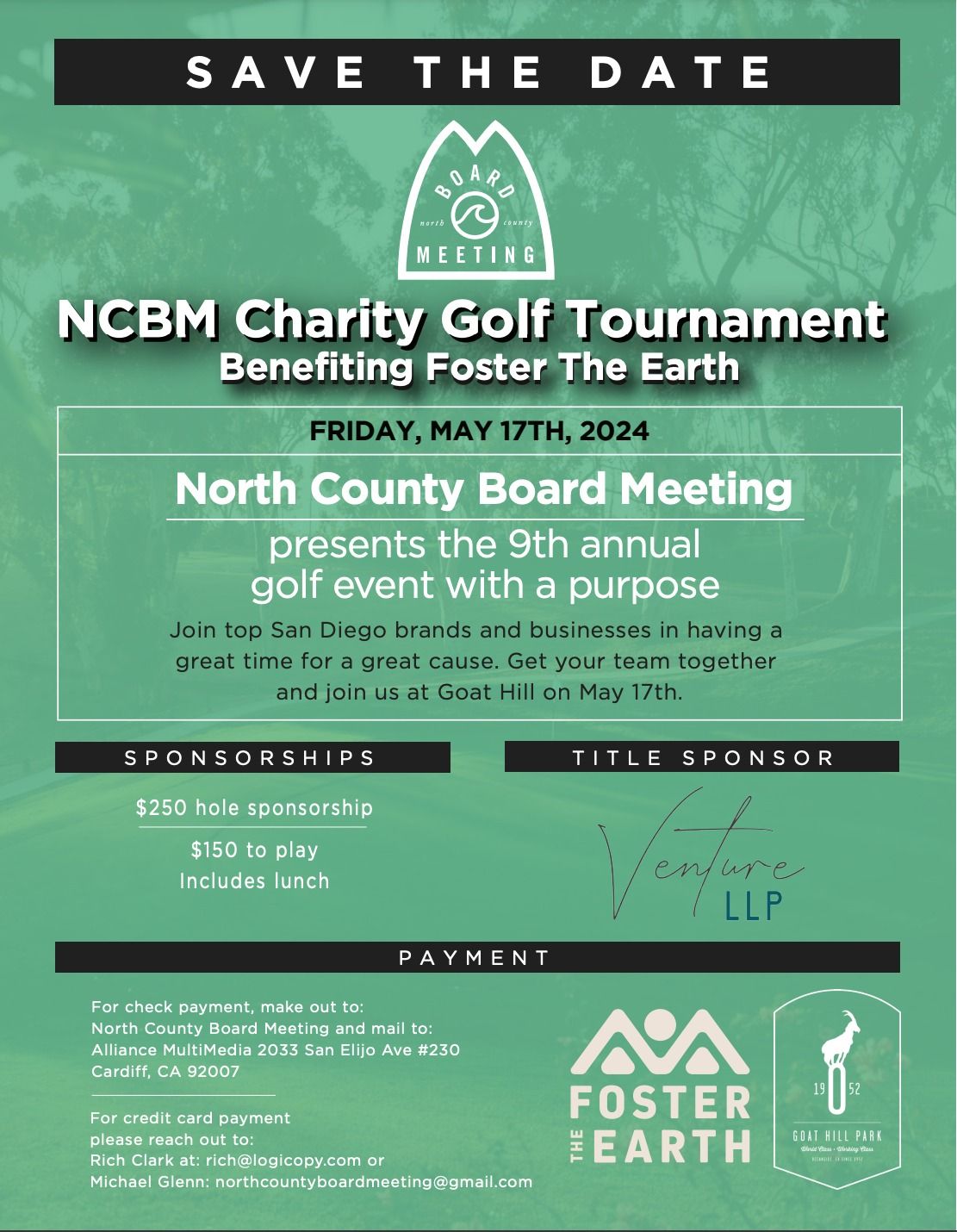 North County Board Meeting  Charity Golf  Tournament