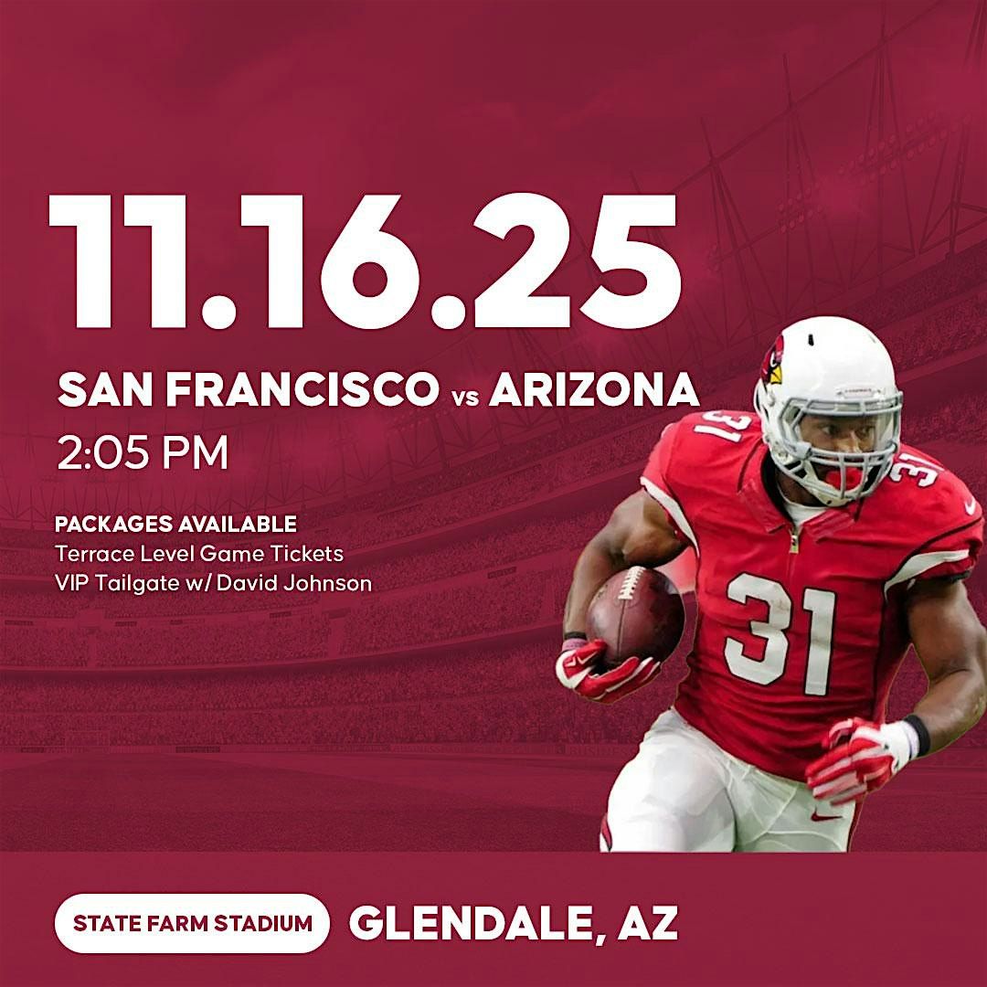 Premium VIP Tailgating with Cardinals Legend David Johnson