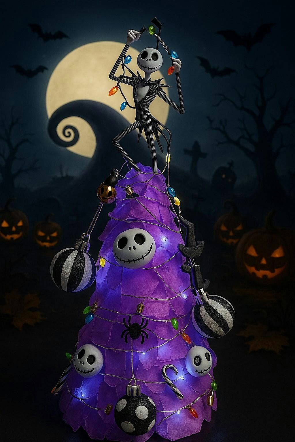 NIGHTMARE BEFORE CHRISTMAS Seaglass Tree Class