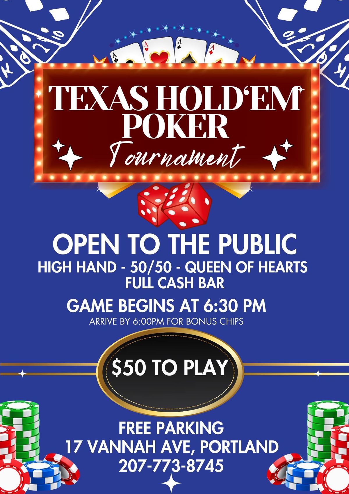 Texas Hold\u2019em Poker Tournament