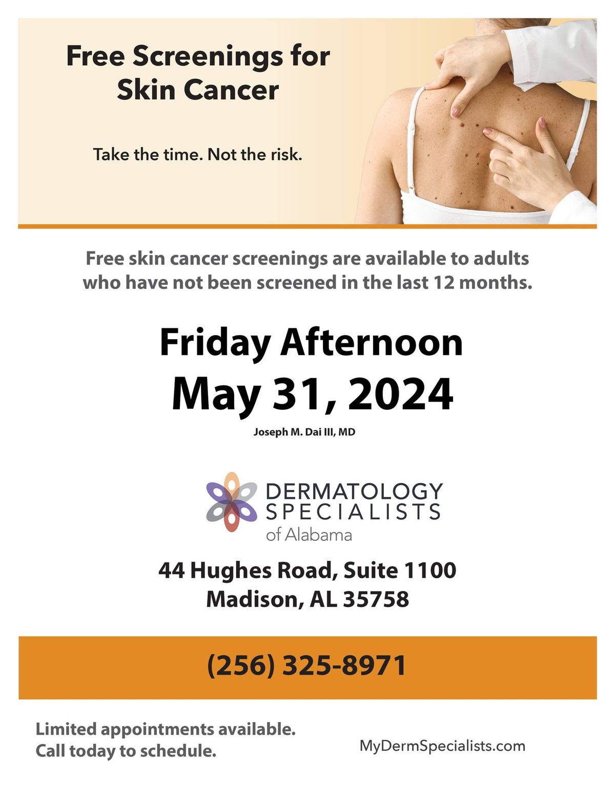 Free Screenings for Skin Cancer - Madison, AL