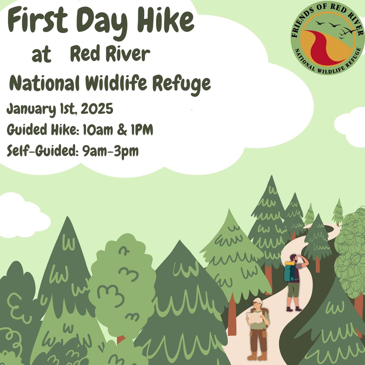 First Day Hike at Red River National Wildlife Refuge