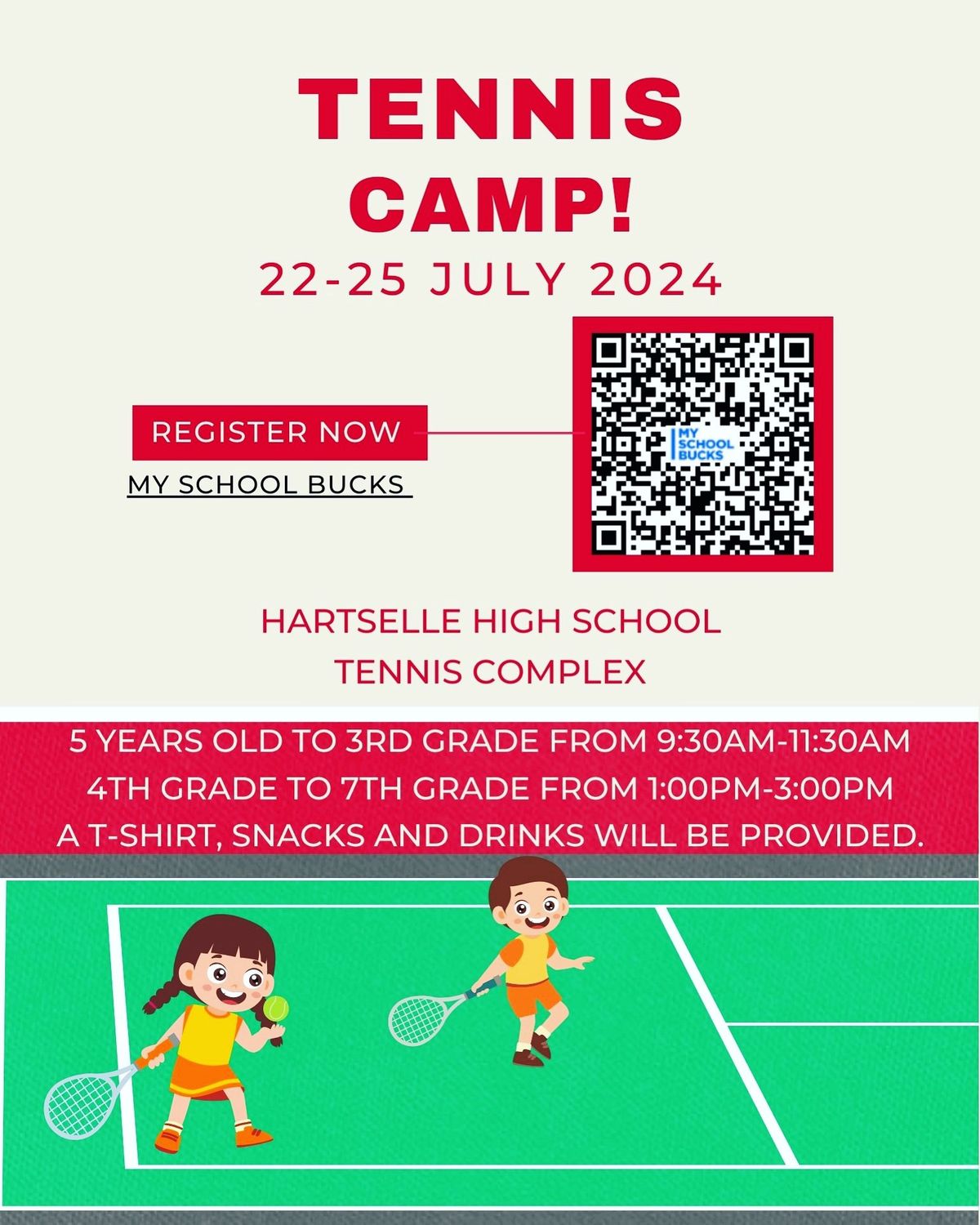 HHS Tennis Camp (Sign Up Soon)