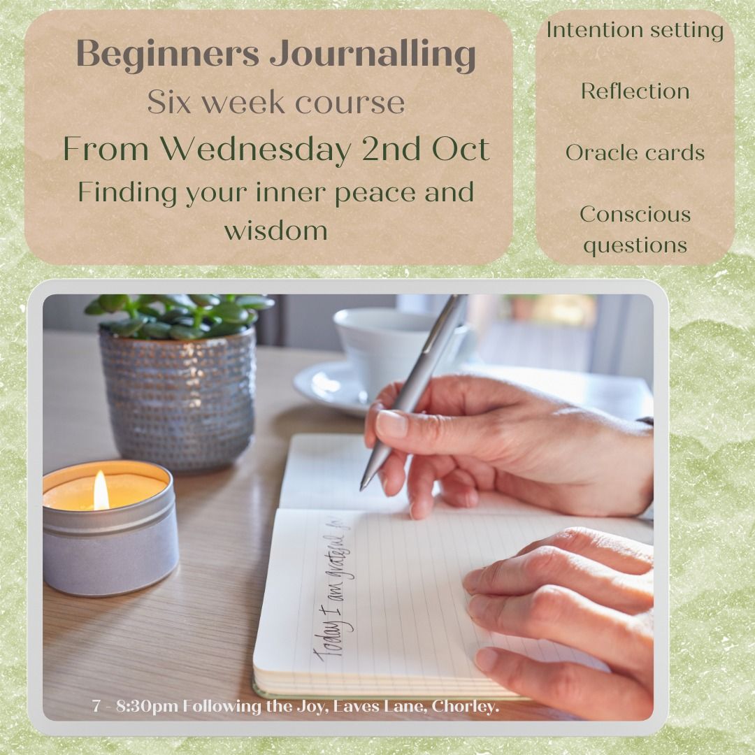 Beginners Journalling Six Week Course