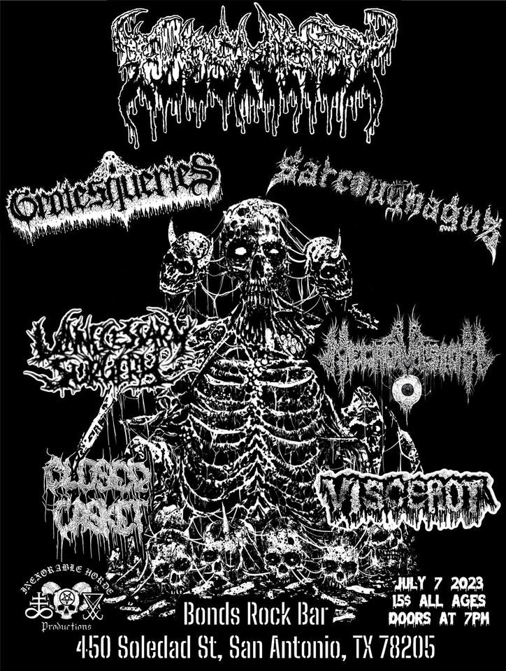 Fleshrot, Grotesqueries, Sarcouphagus (The Rotting Summer U.S. Tour)