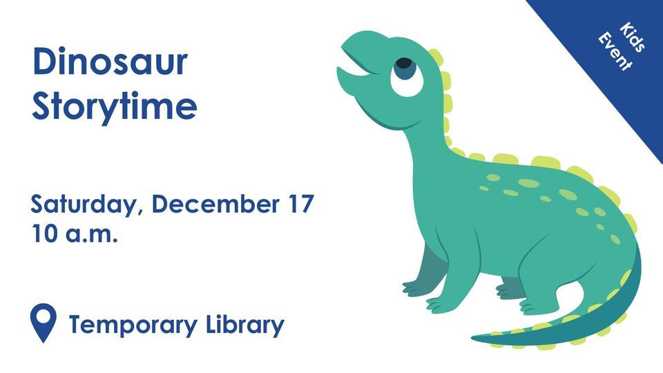 Dinosaur Storytime at the Library