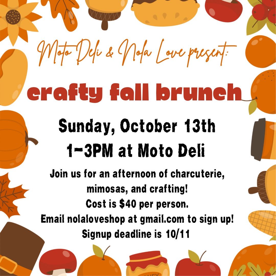 Crafty Fall Brunch