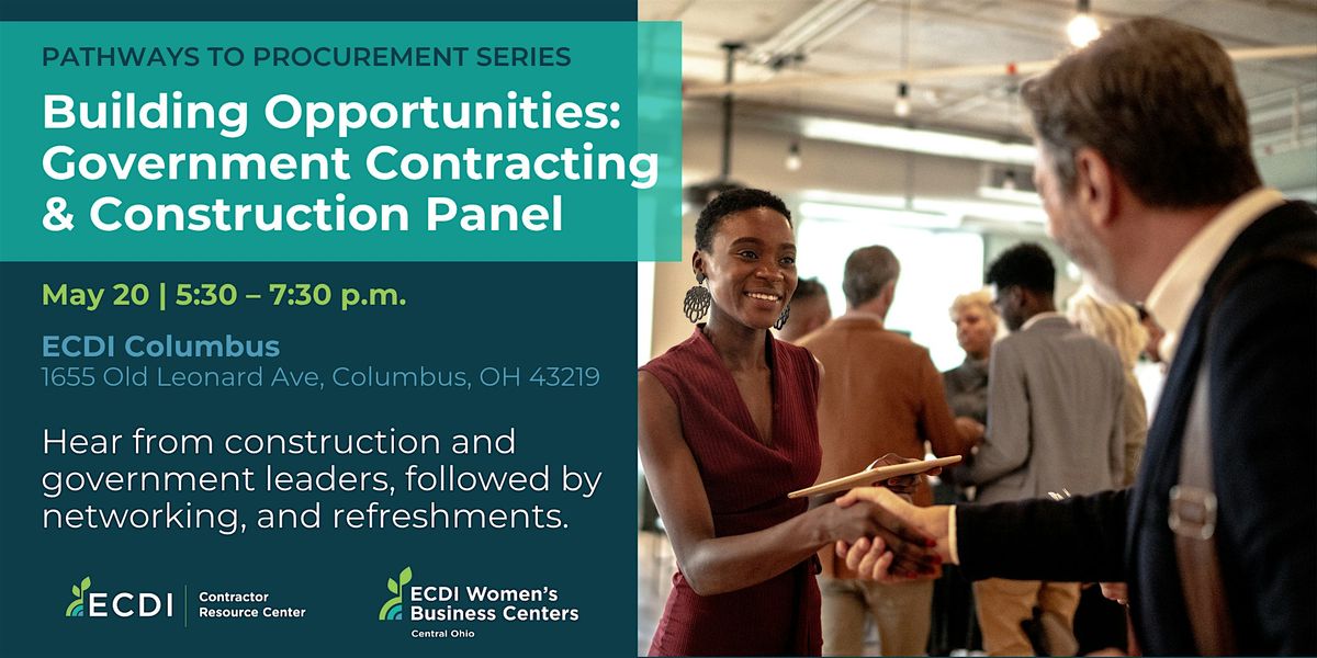 Building Opportunities: Government Contracting & Construction Panel