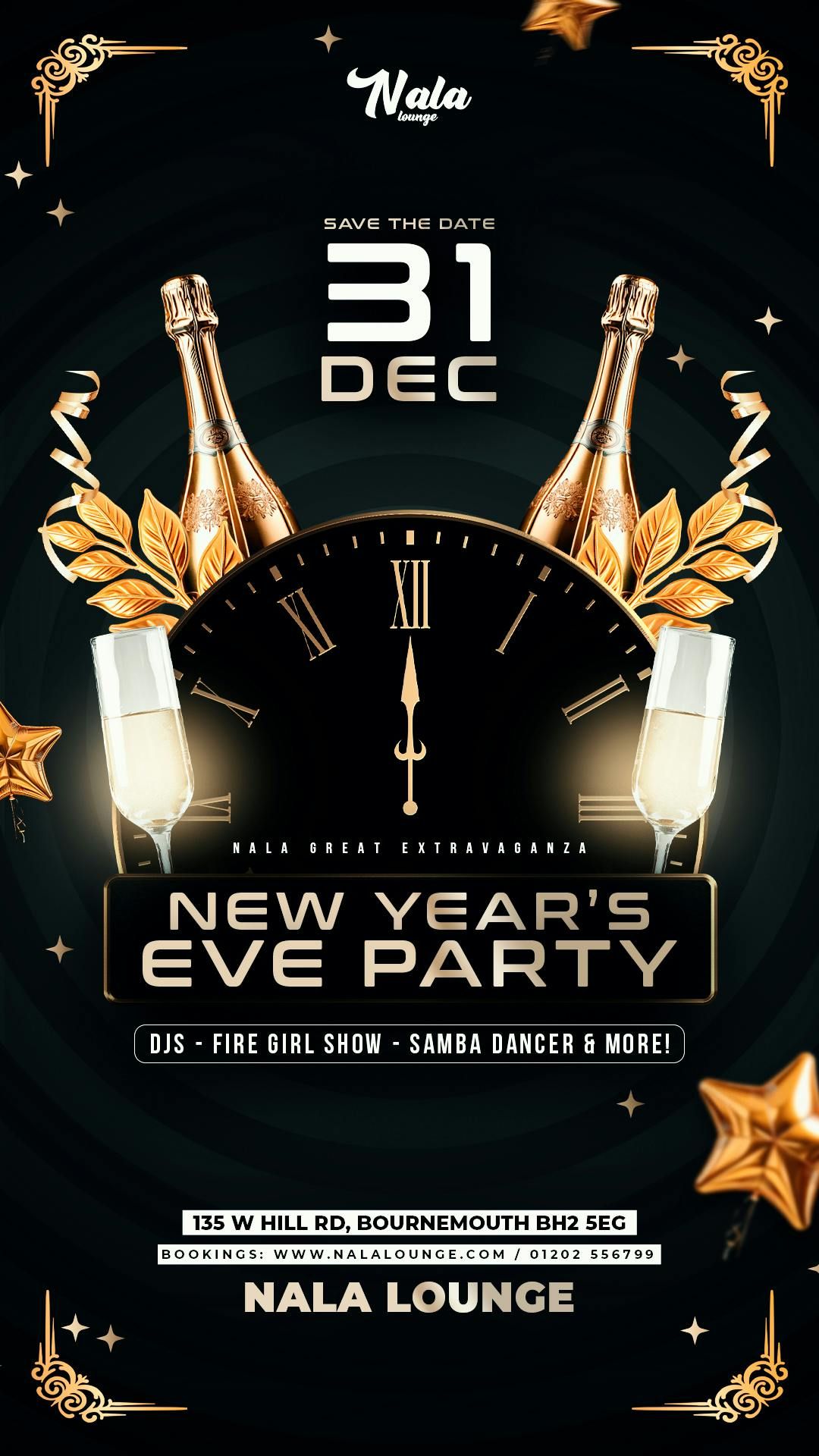 New Years Eve Party @ Nala Lounge