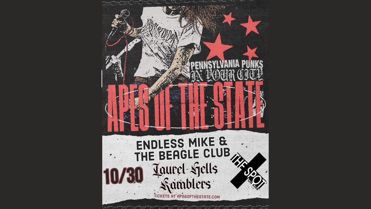 Apes of The State, Laurel Hells Ramblers, and Endless Mike & The Beagle Club