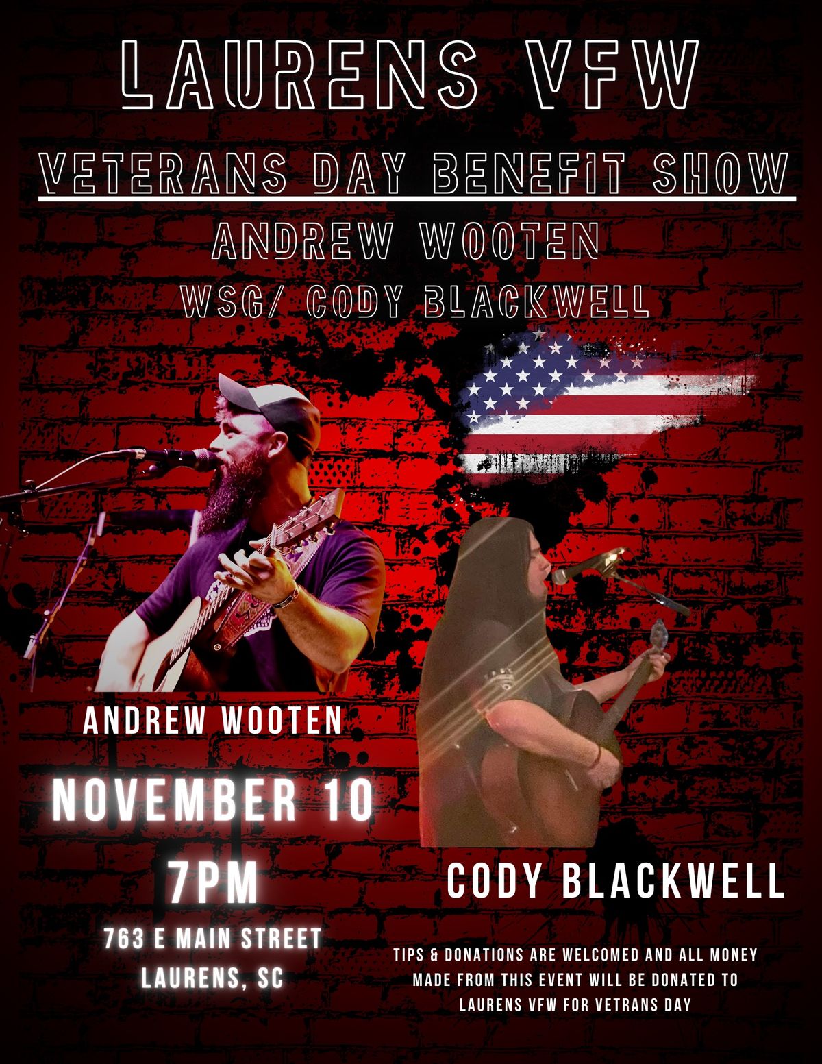 Veterans Day Benefit Show WSG\/ Cody Blackwell