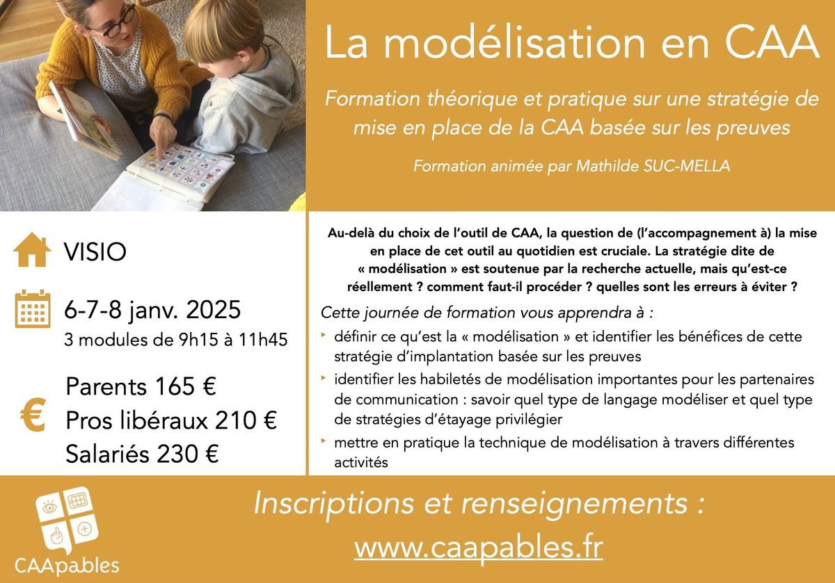 La Mod\u00e9lisation en CAA (visio)