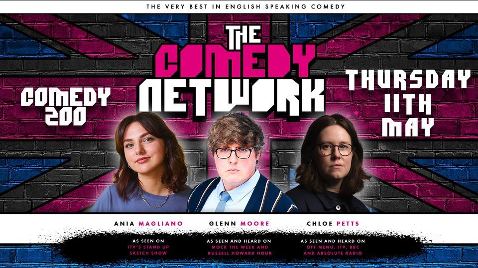 English Comedy Night: Ania Magliano, Chloe Petts & Glenn Moore