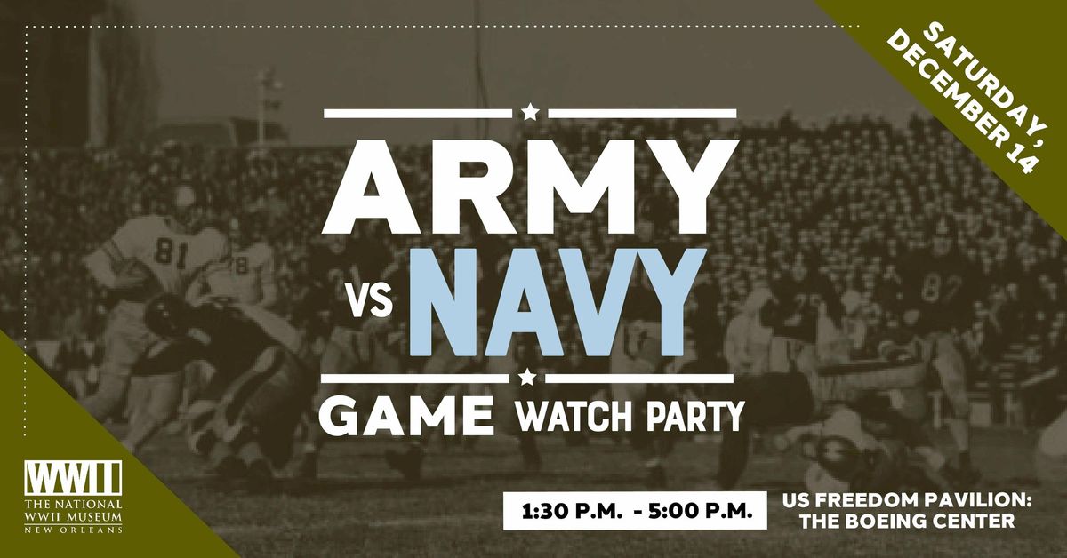 Army-Navy Game Watch Party