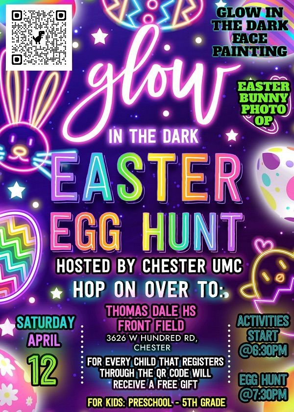 Glow in the Dark Easter Egg Hunt - We have reached our capacity and closed down the registration 