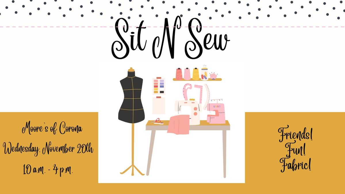 Sit N Sew w\/Georgianne!