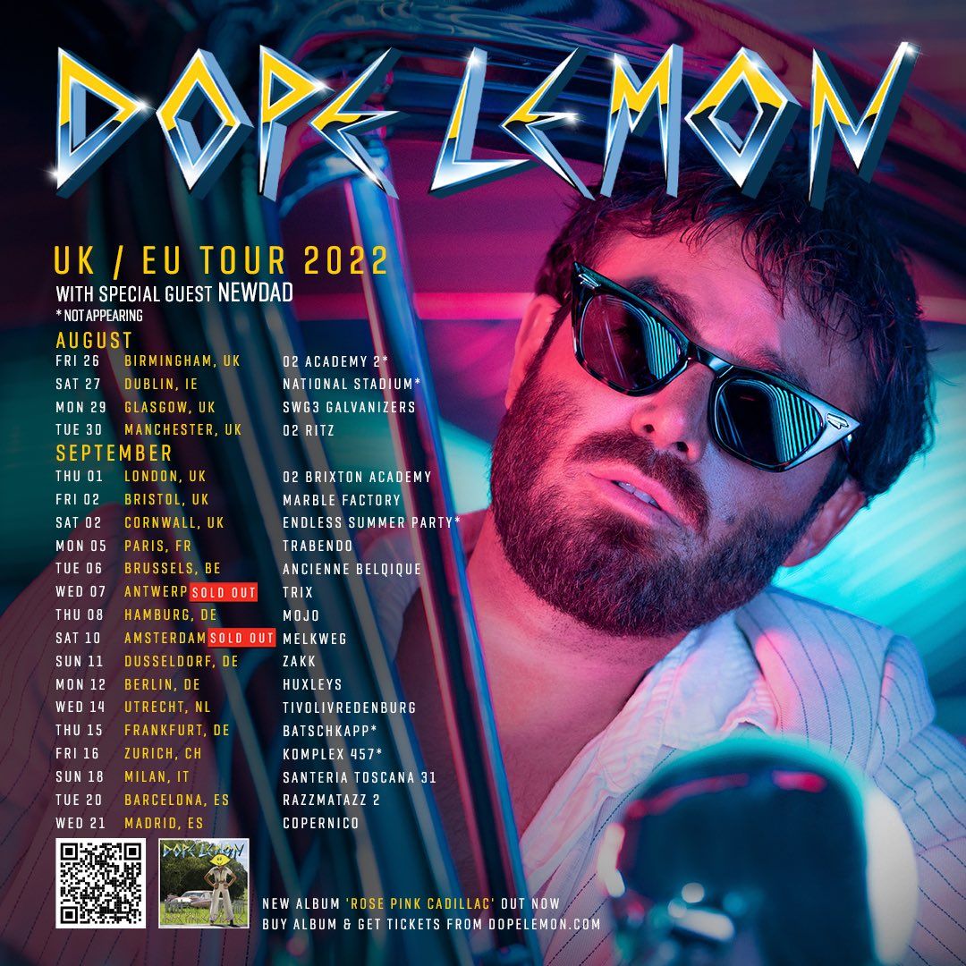 Dope Lemon London Tickets
