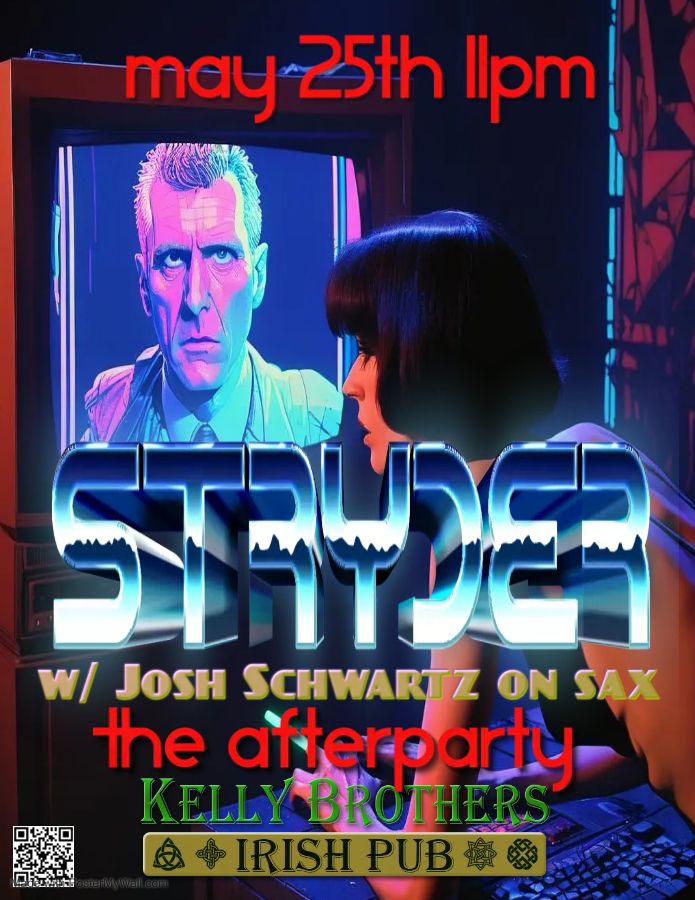 The Memorial AfterParty Featuring Stryder+ Josh Schwartz (formerly of cool cool cool+ Turkuaz
