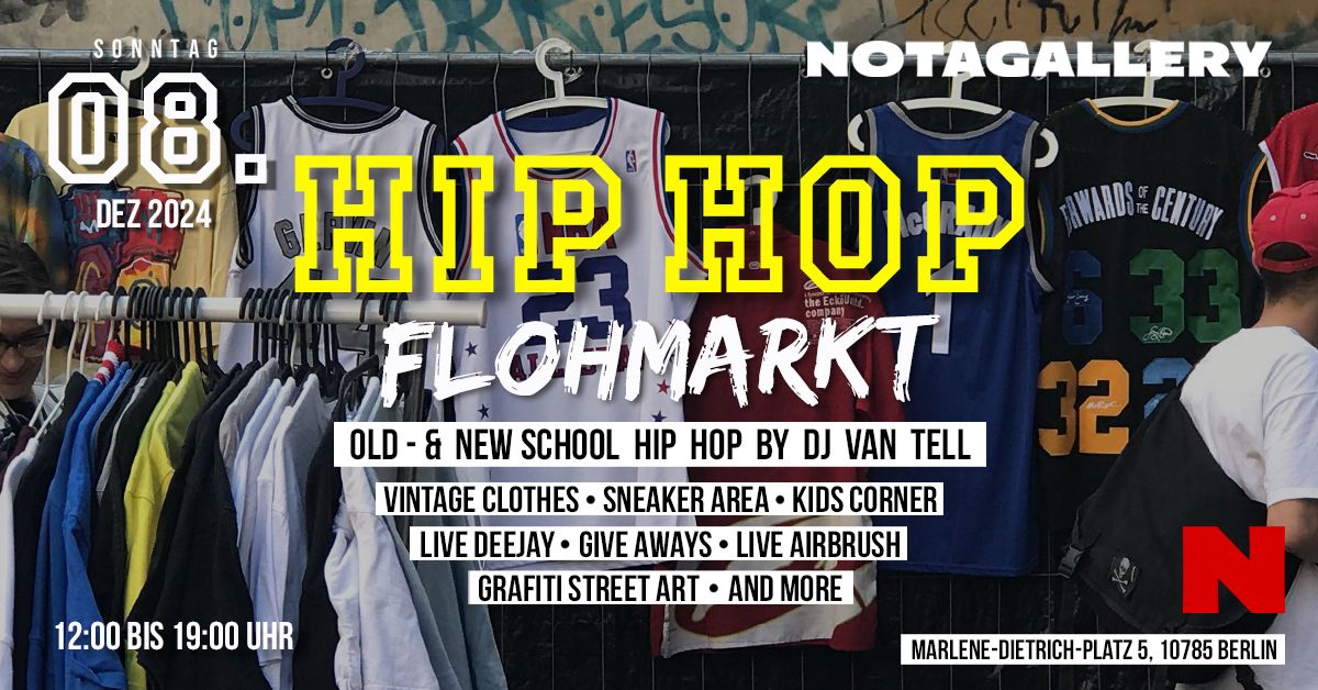 Hip Hop Flohmarkt Berlin | INDOOR  I  Potsdamer Platz