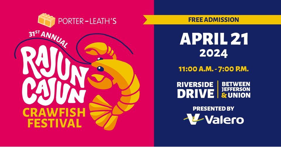 Porter-Leath's 31st Annual Rajun Cajun Crawfish Festival