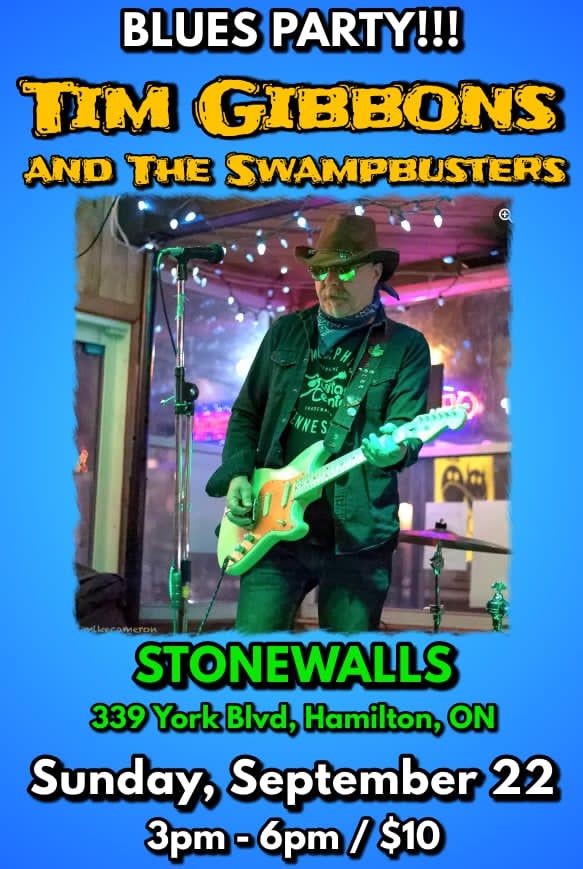 Tim Gibbons & Swampbusters  at Stonewalls Hamilton