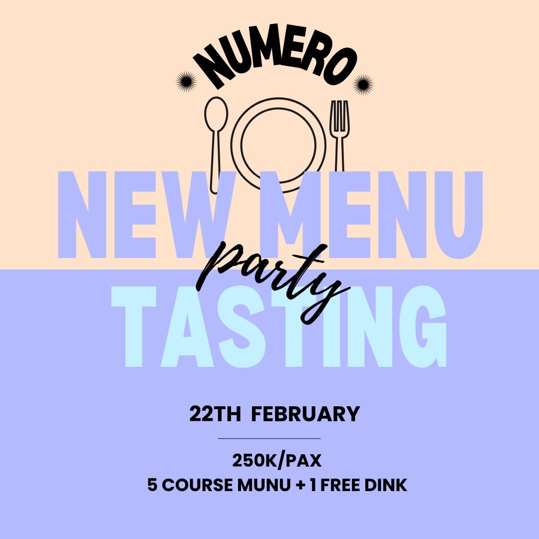 New menu tasting event