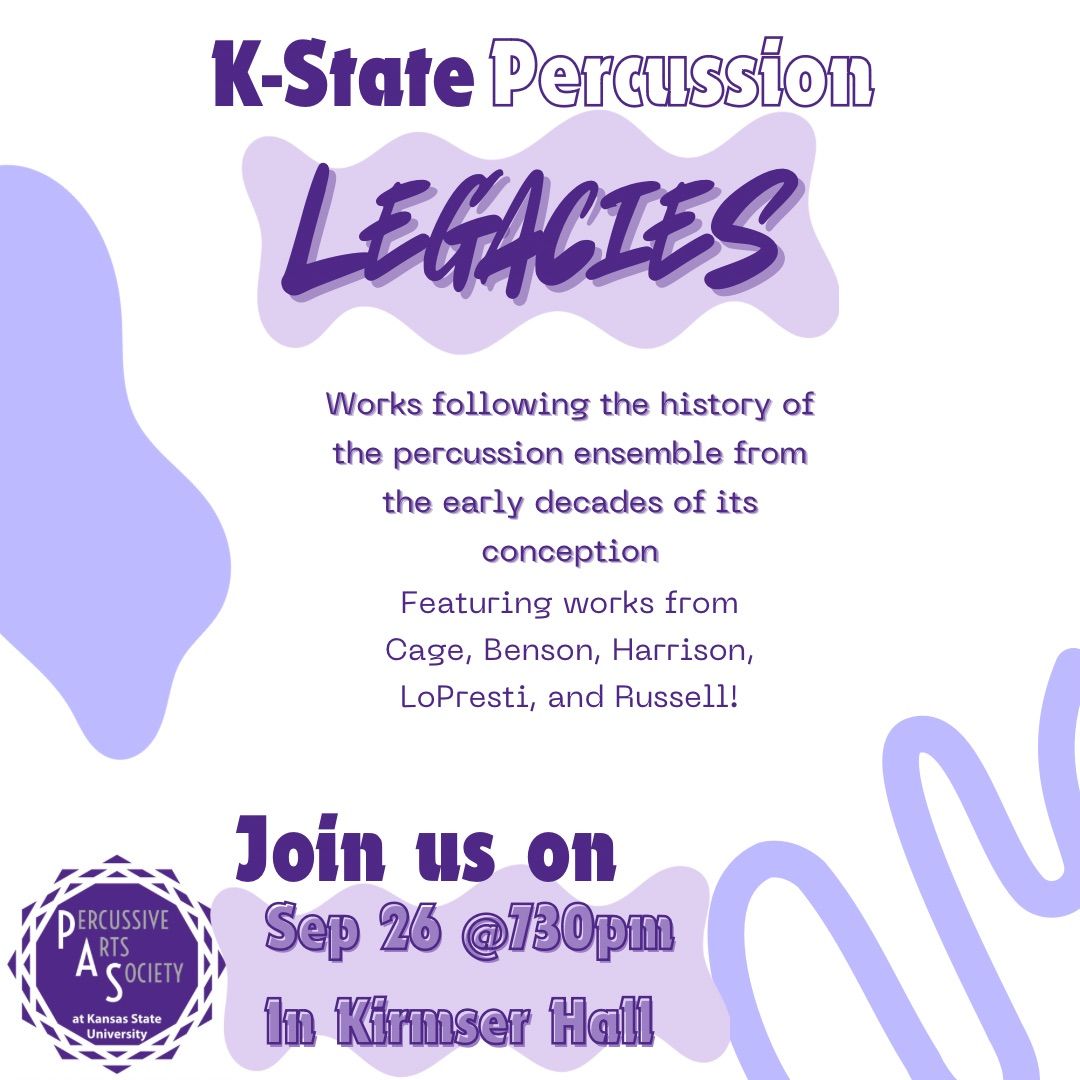 K-State Percussion Studio Legacies Concert