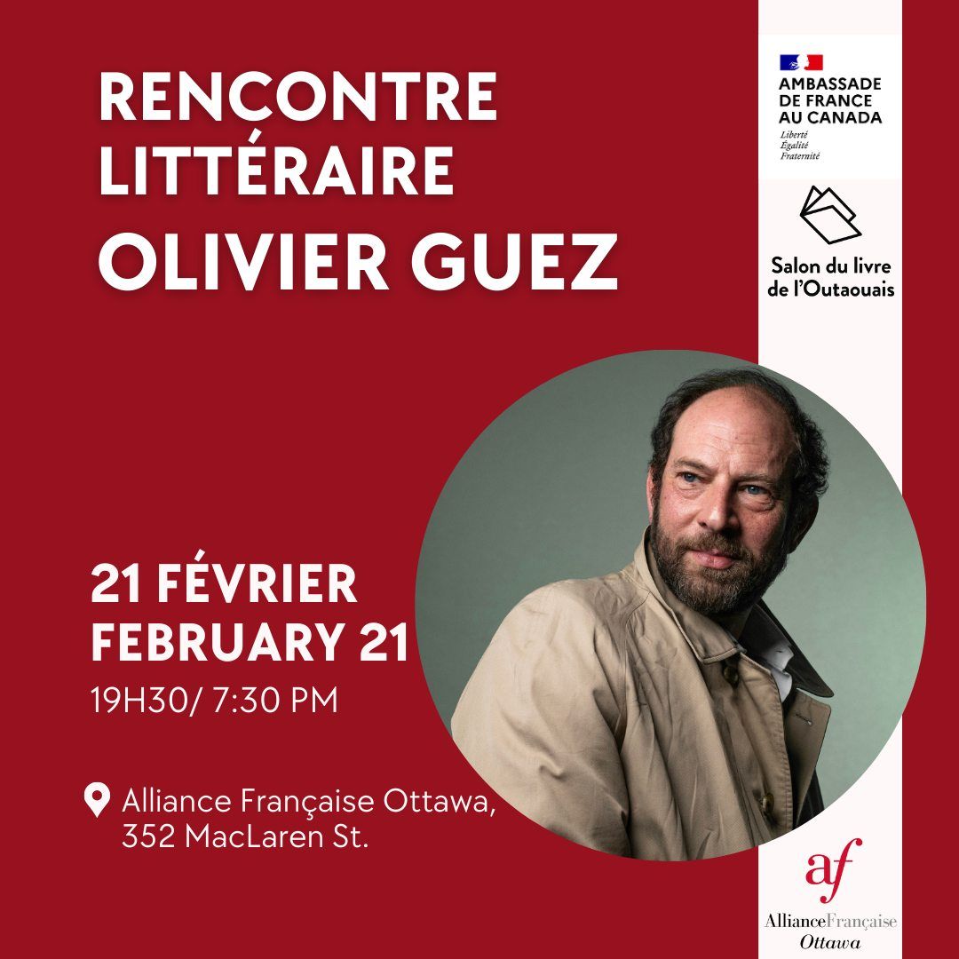 Rencontre avec l'auteur Olivier Guez