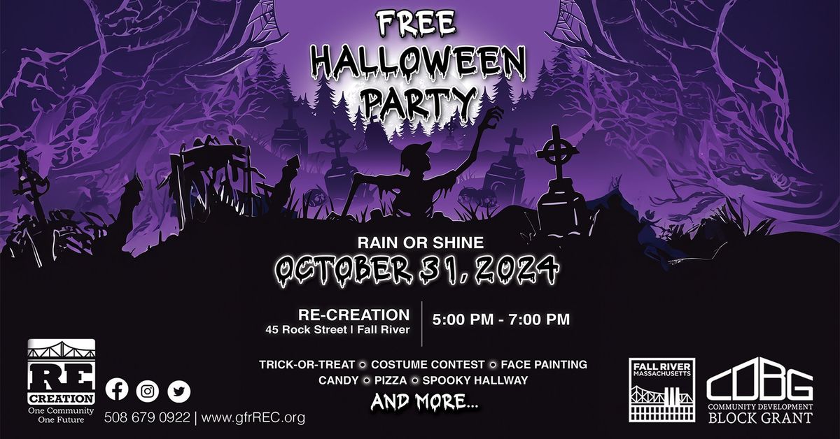 Greater Fall River RE-CREATION's Annual Halloween Party