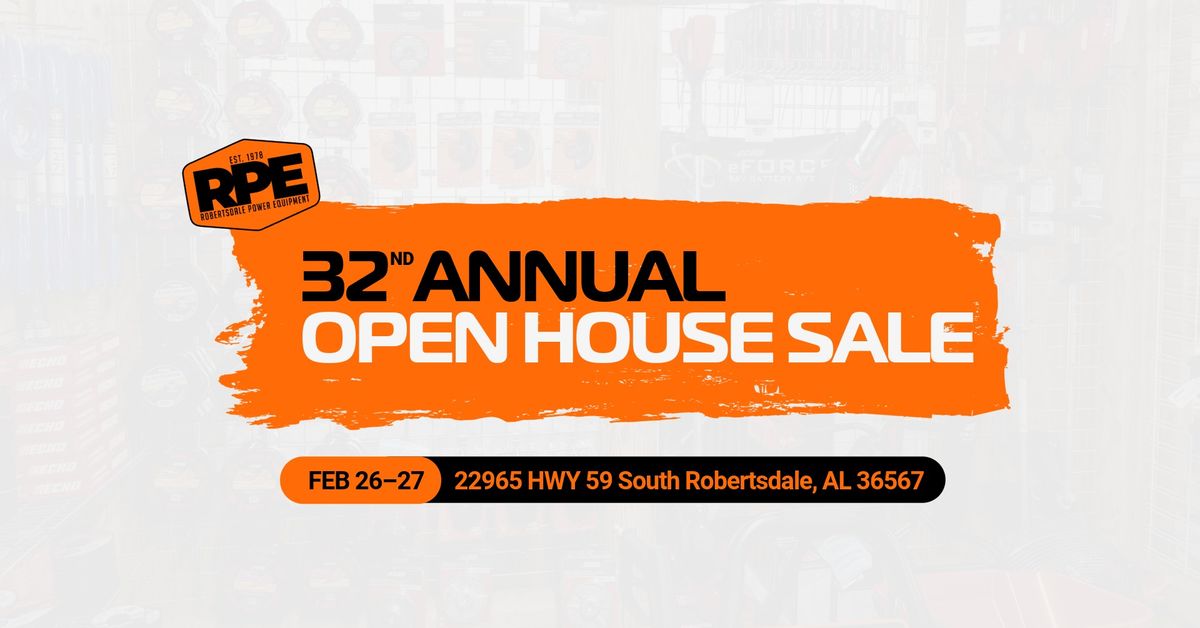 32nd Annual Open House Sale