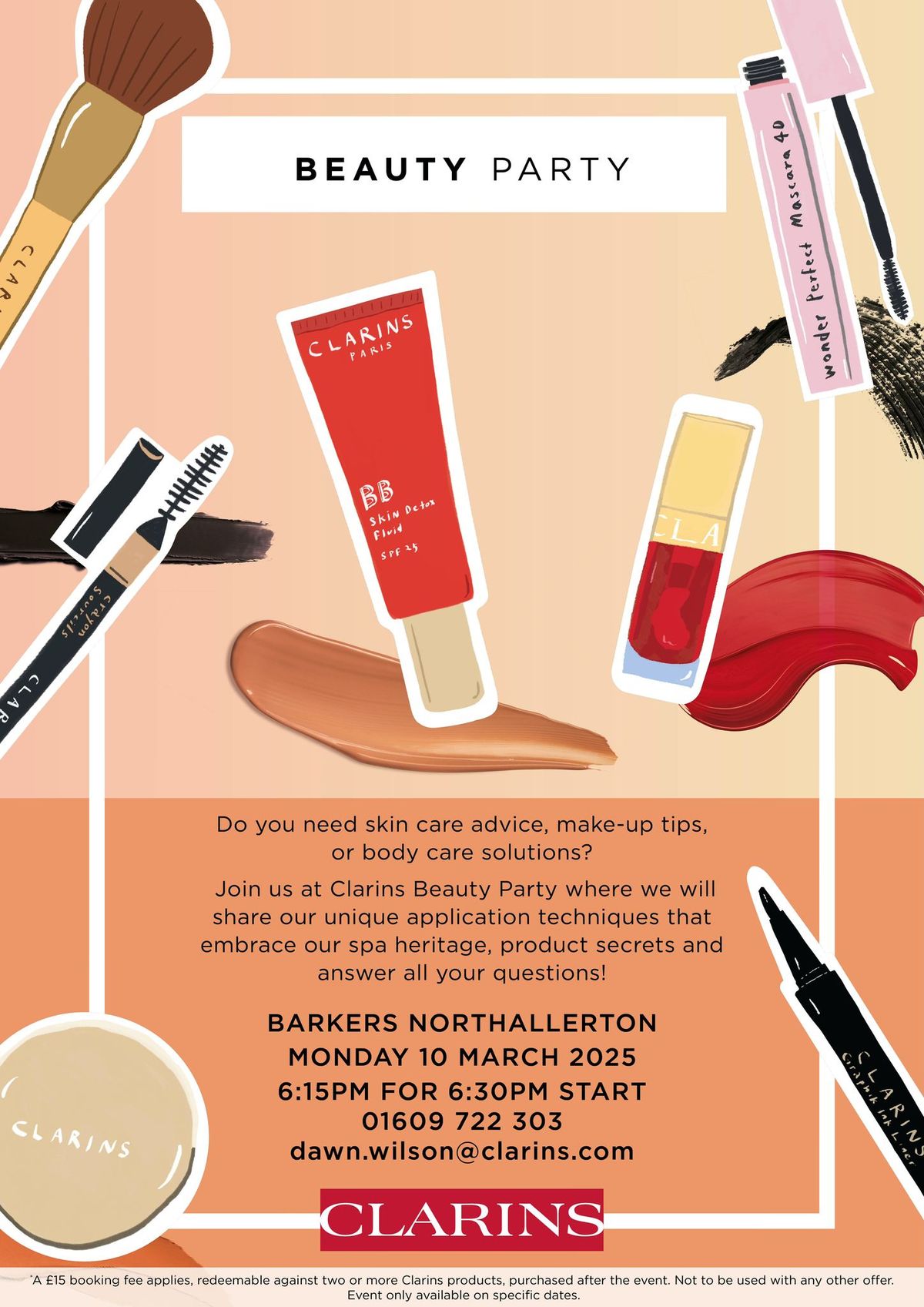 Clarins Beauty Party