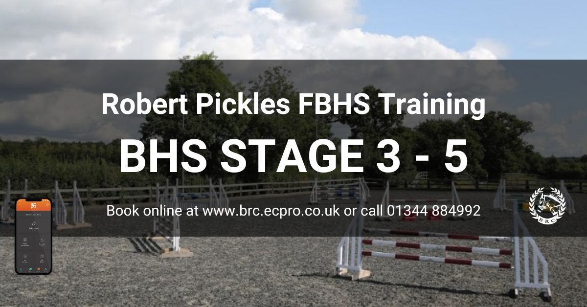 Robert Pickles, FBHS - BHS Exam Training