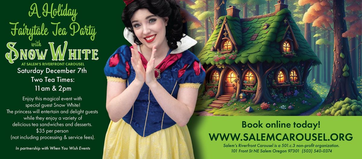 A Holiday Fairytale Tea Party with Snow White