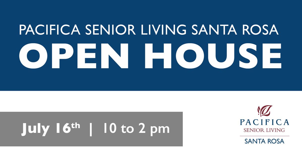 Open House at Pacifica Senior Living Santa Rosa