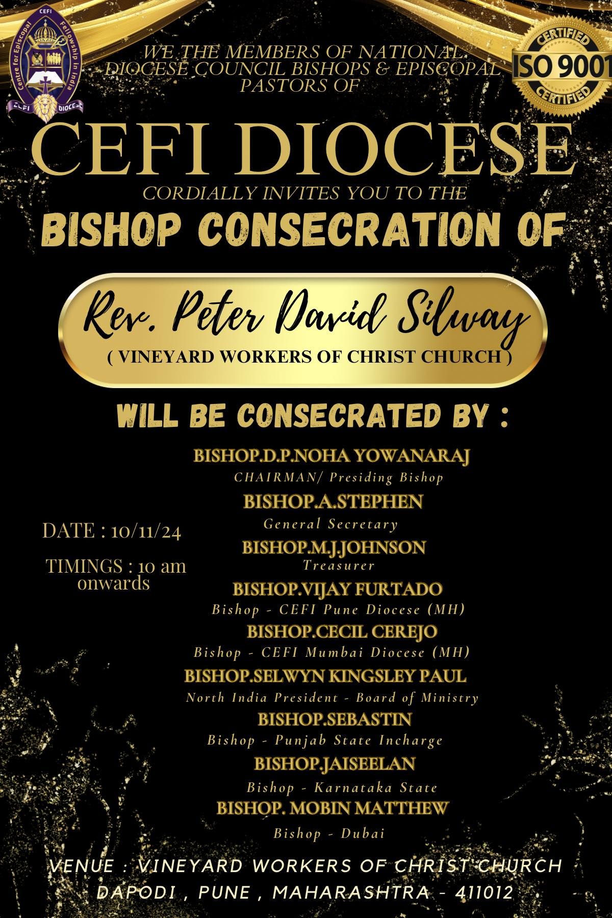 Bishop Consecration 