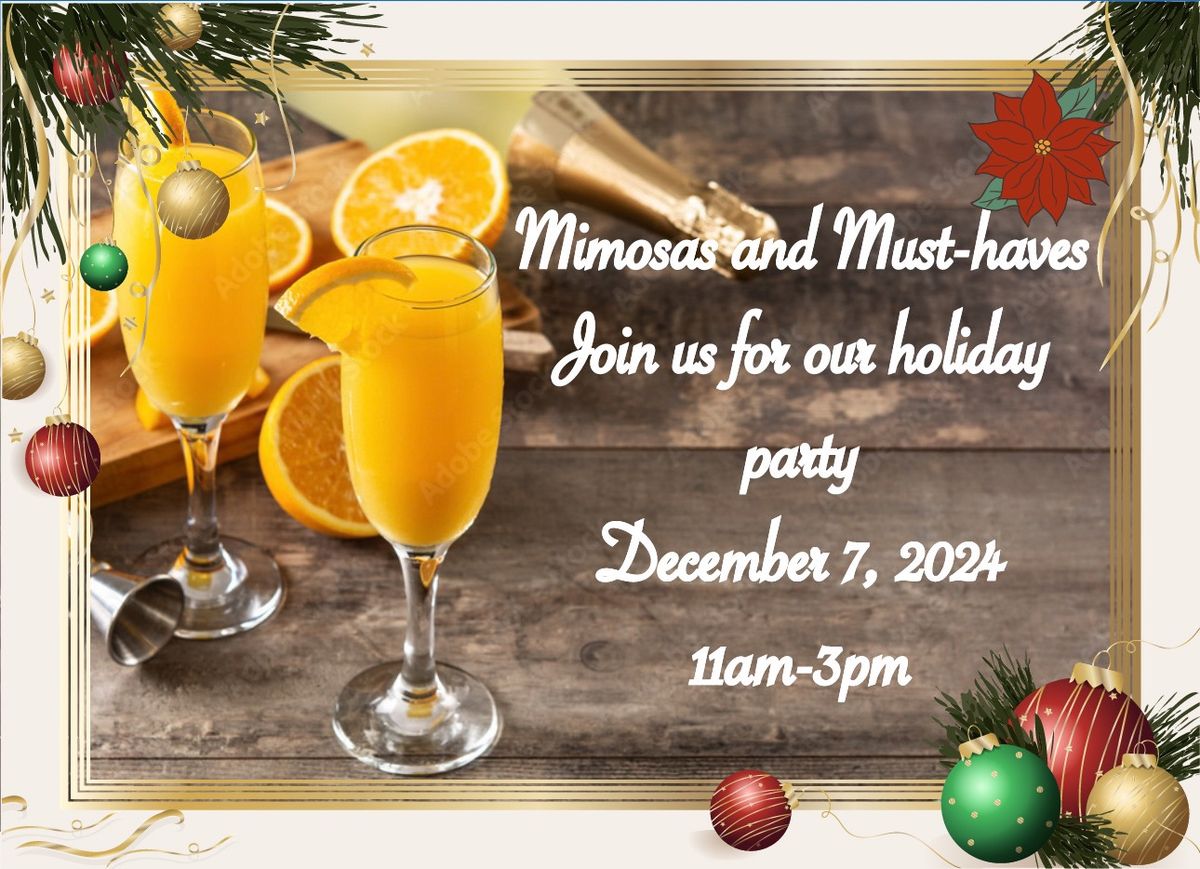 Mimosas and Must-haves Holiday Party