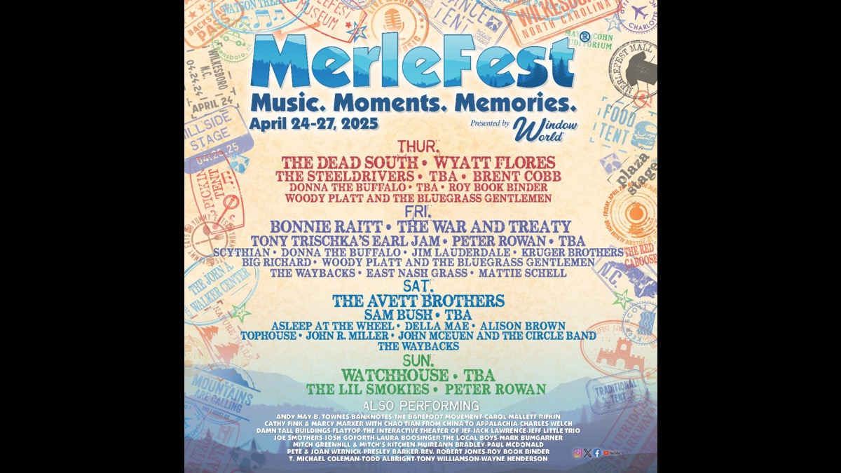 MerleFest (4 Day Pass) with The Dead South, Bonnie Raitt, The Avett Brothers, and more!