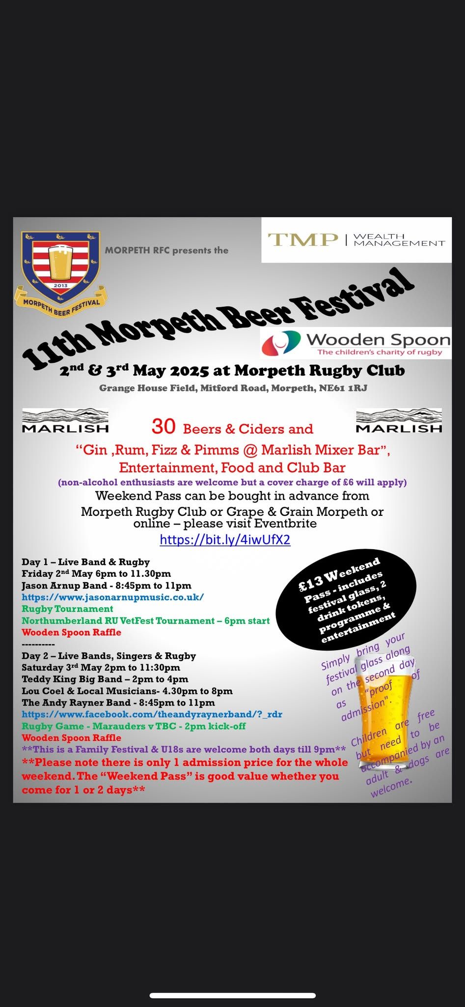 11th Morpeth Beer Festival