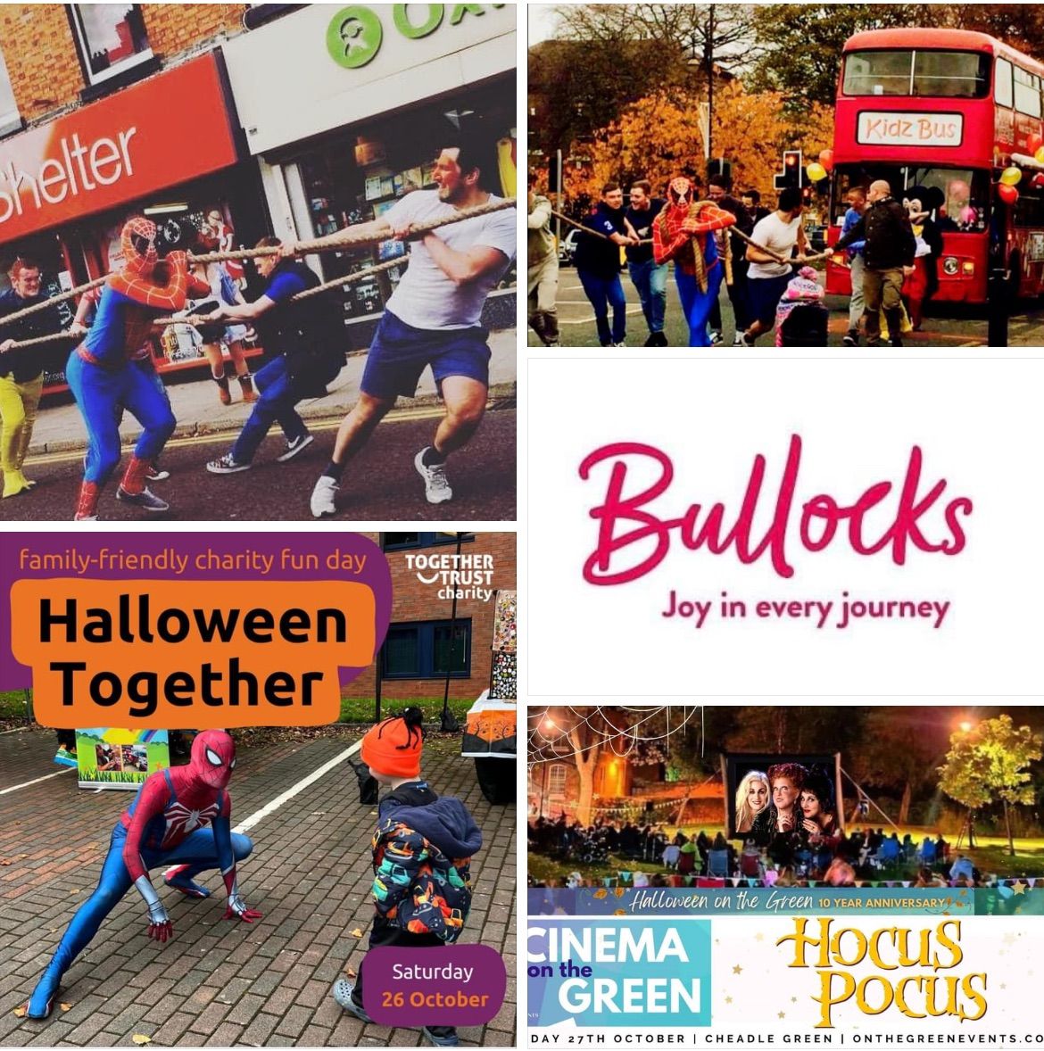 Cheadle\u2019s Halloween \u2018Bus Pull\u2019 for Together Trust