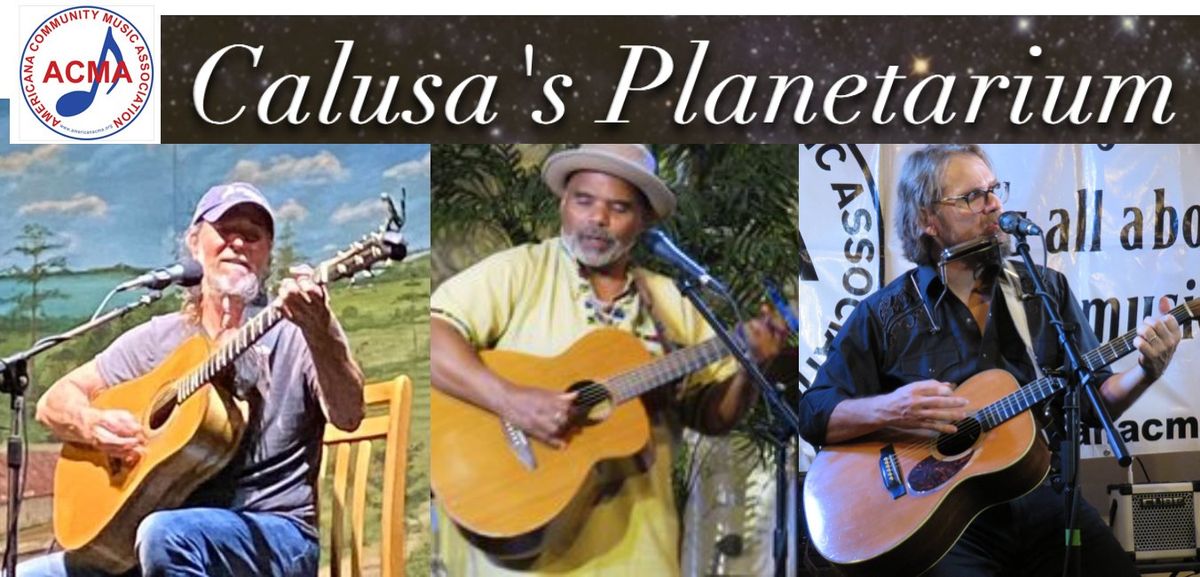 ACMA@The Planetarium presents Music under the Stars with Brian Smalley Bill Metts and Roy Schneider!