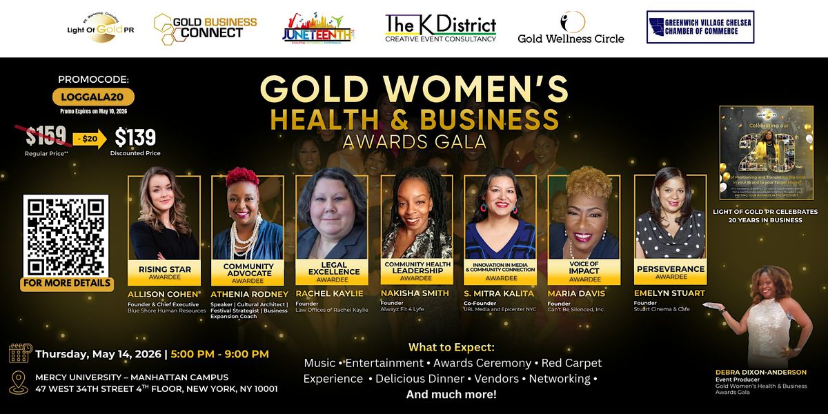 2026 Gold Women\u2019s Health & Business Awards Gala