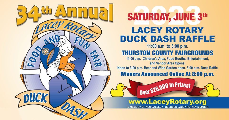 2023 Lacey Rotary Duck Dash