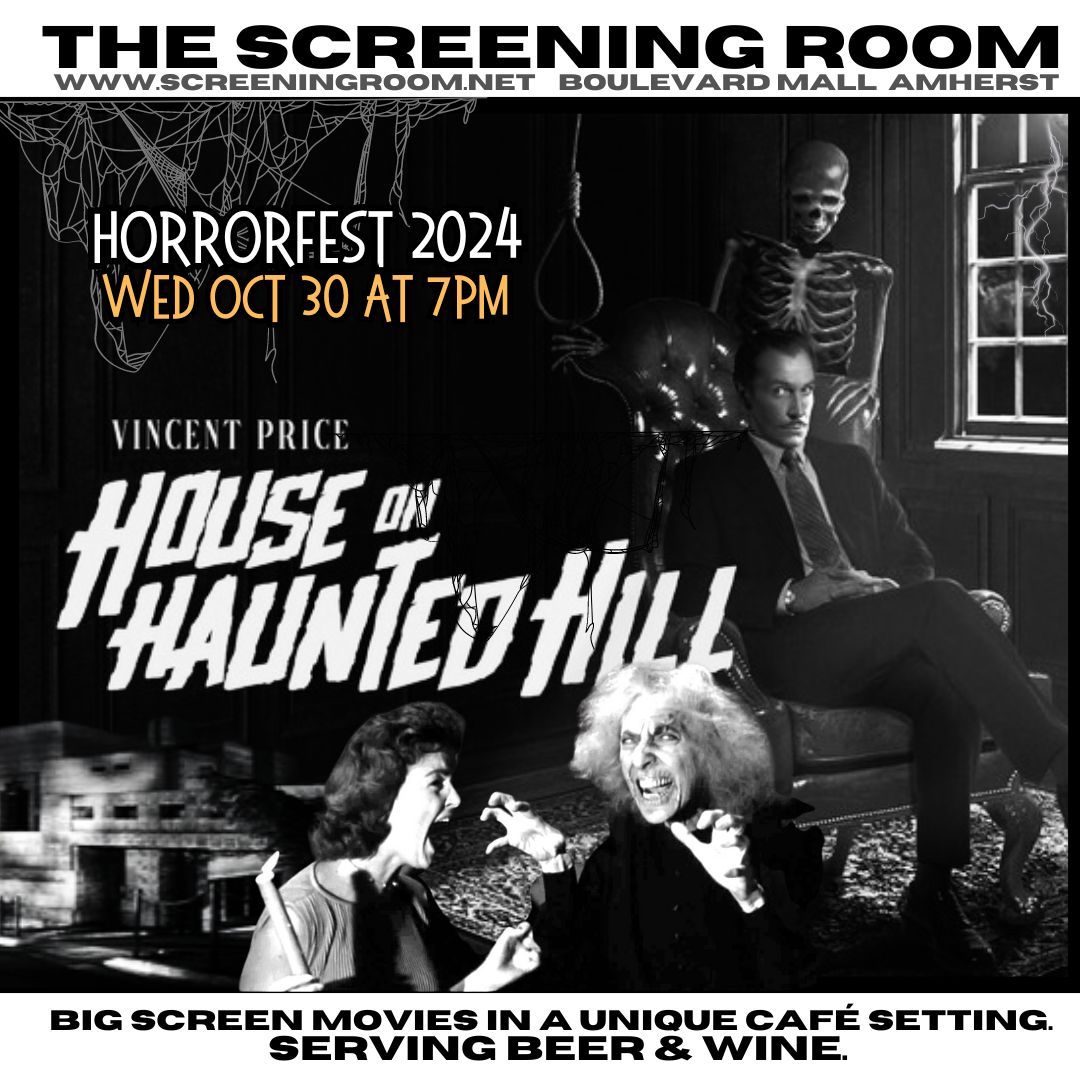 HOUSE ON HAUNTED HILL (Vincent Price) on the Big Screen!