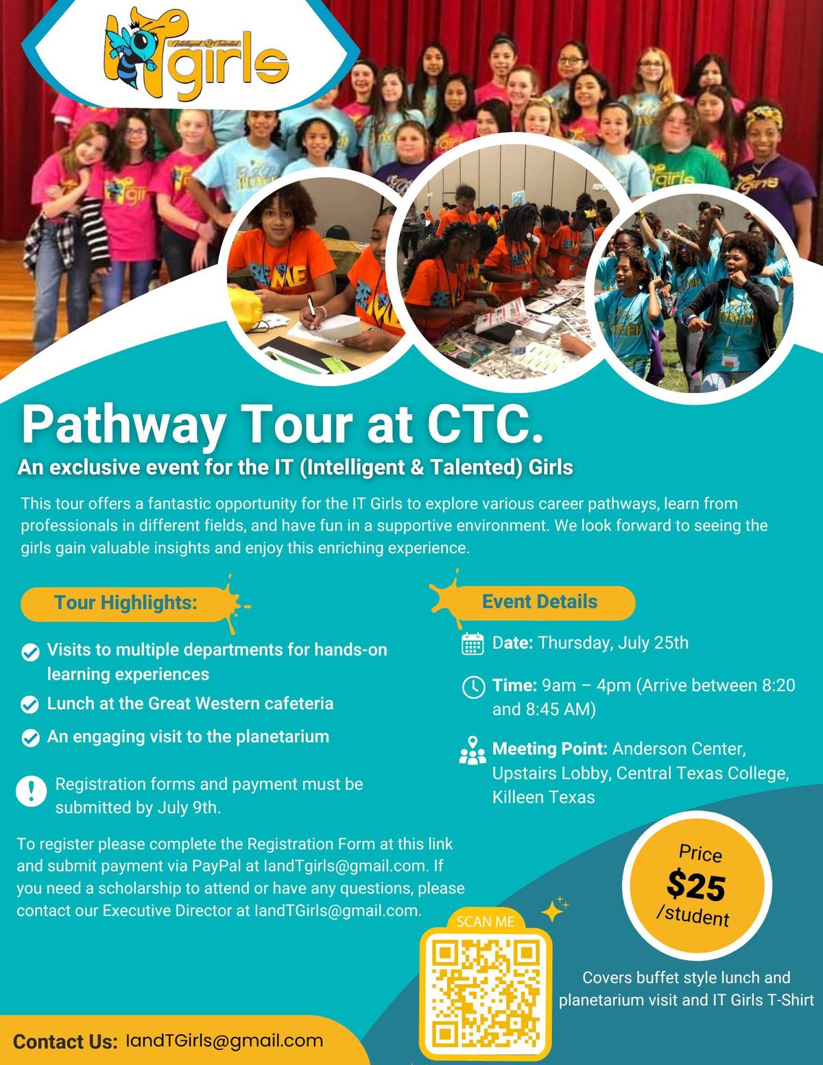 Career Pathway Tour for Intelligent & Talented Girls