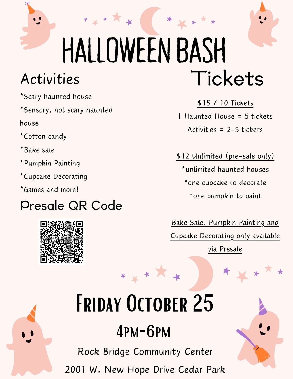 Halloween Bash Fundraiser